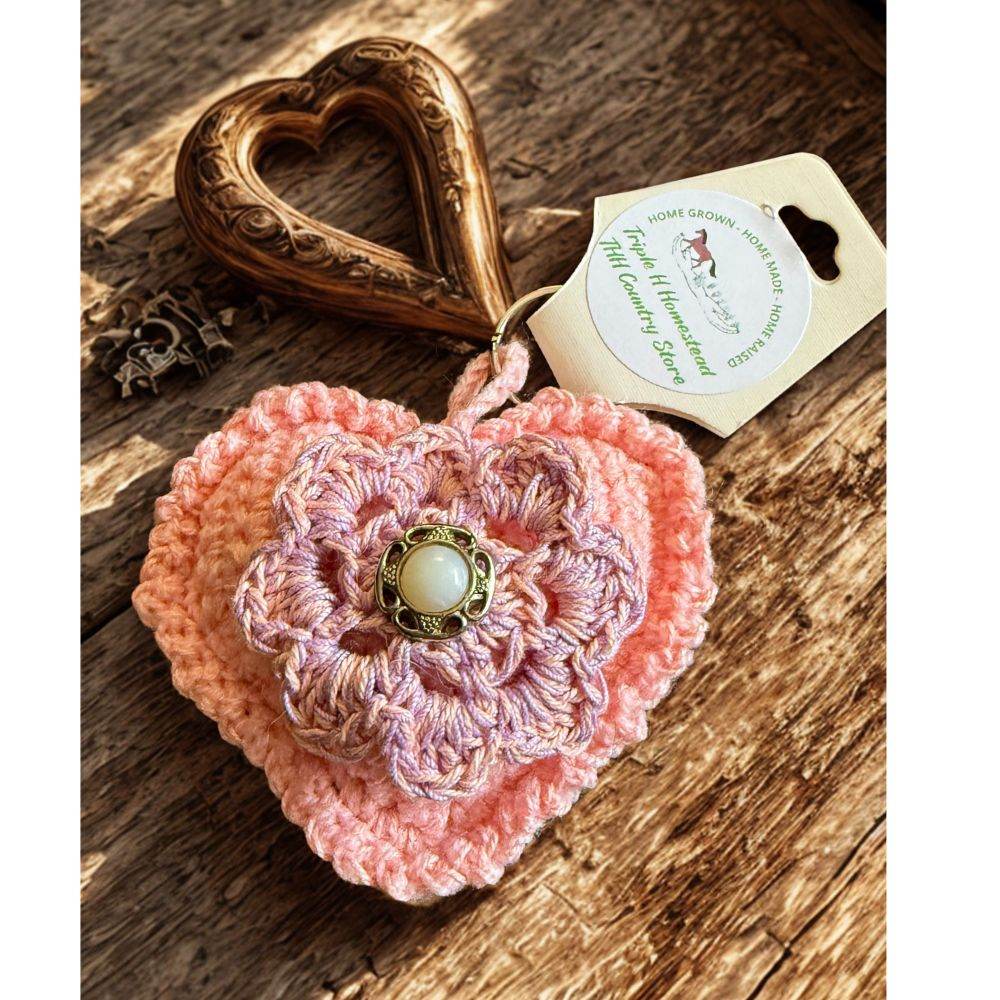Rosie the Heart Keychain Hanger - Triple H Homestead & THH Country Store --