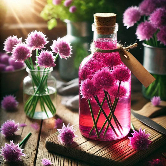 Chive Blossom Vinegar - Triple H Homestead & THH Country Store -- 