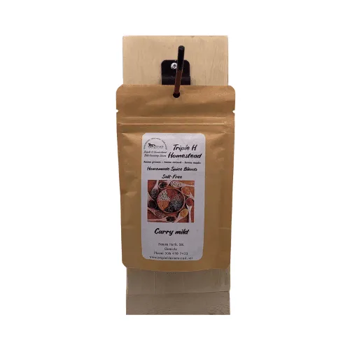 Kraft paper packaging with a label on a white background