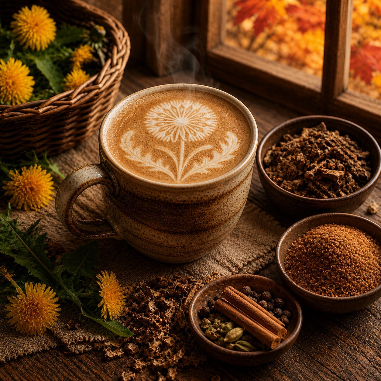 Dandelion Mocha Latte