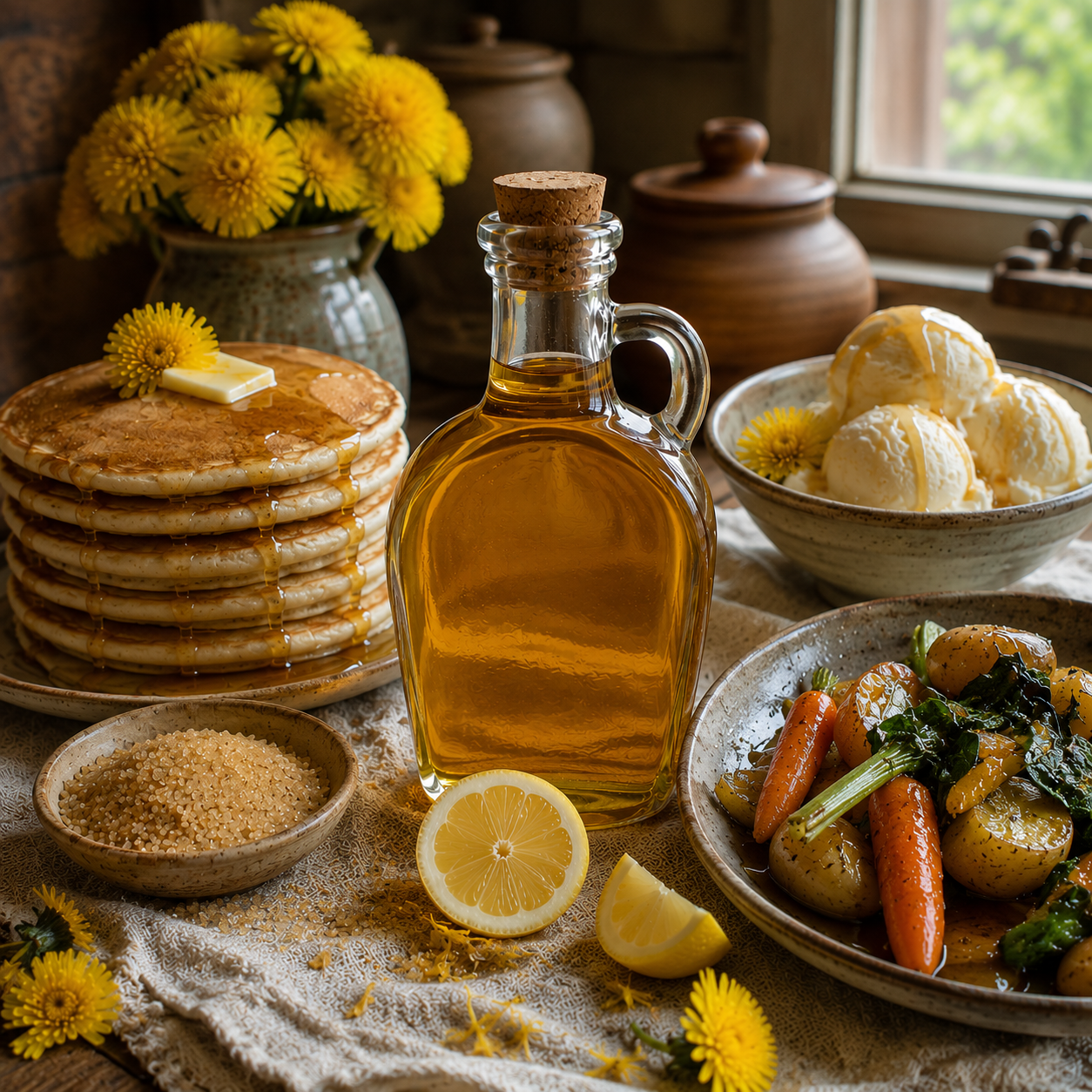 Dandelion Syrup