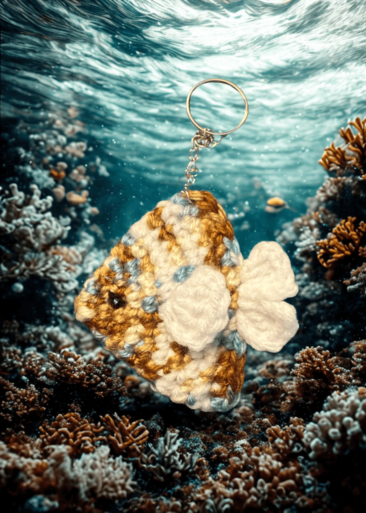 Gillbert the Keychain Catch - Triple H Homestead & Triple H Country Store -- Sand & Pearl Reef Fish