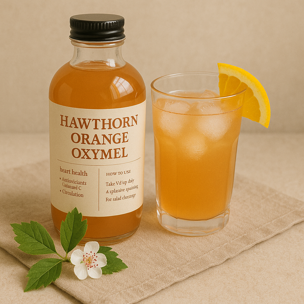 Hawthorn Orange Oxymel