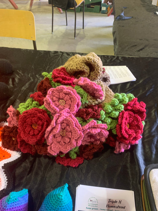Flower Bouquet Blanket - Triple H Homestead & THH Country Store -- 