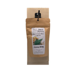 Brown paper bag with a label for Lemony Dill Mix on a white background