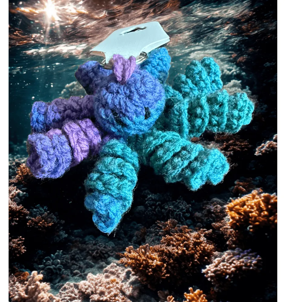 Flori the Octopus - Keychain - Triple H Homestead & Triple H Country Store -- choose your color