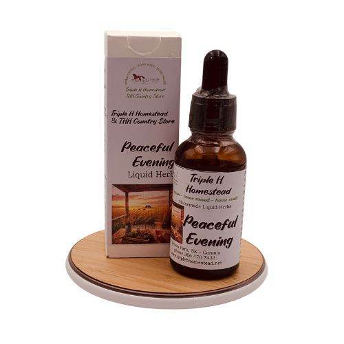 Peaceful Evening - Liquid Herb - Triple H Homestead & THH Country Store -- 