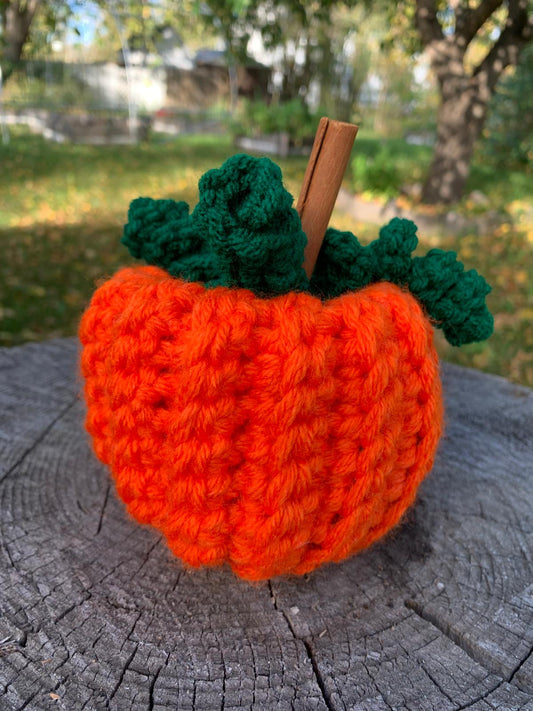 Crochet Pumpkin with Coaster ✨🍂