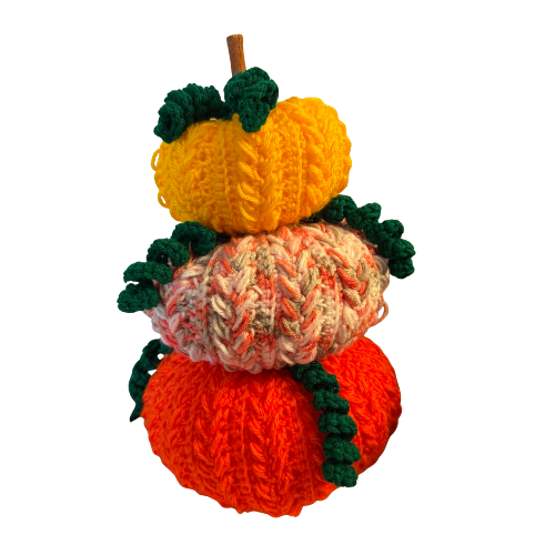 Crochet Pumpkin Stack ✨🍂