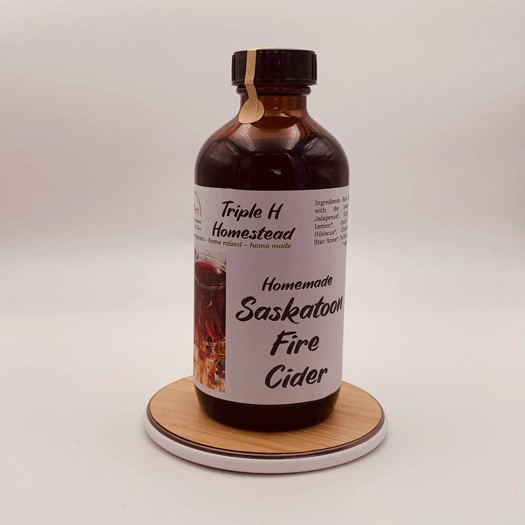 Saskatoon Fire Cider - Triple H Homestead & Triple H Country Store -- 