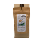 Brown package of Sauce of Tartar with a label on a white background