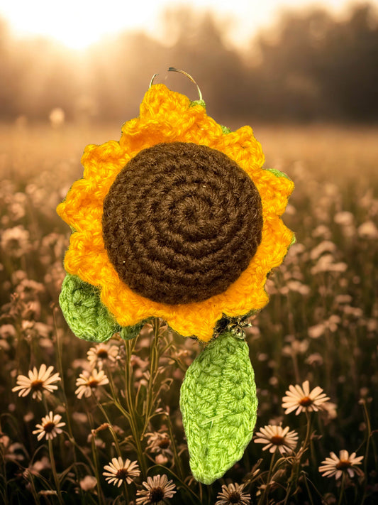 Sunflower Keychain - Triple H Homestead & THH Country Store -- 