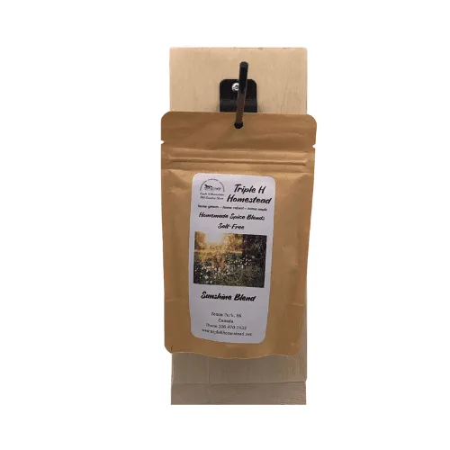 Brown paper package with a label on a white background