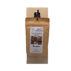 Kraft paper packaging of Thai Spice blend with a label on a white background