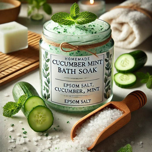 Cucumber Mint Bath Salt - Triple H Homestead & THH Country Store -- 