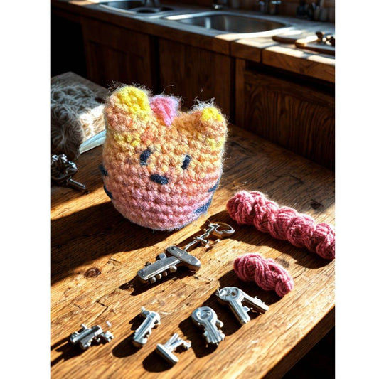 Miso the Mini Kitty Keychain - Triple H Homestead & THH Country Store -- 