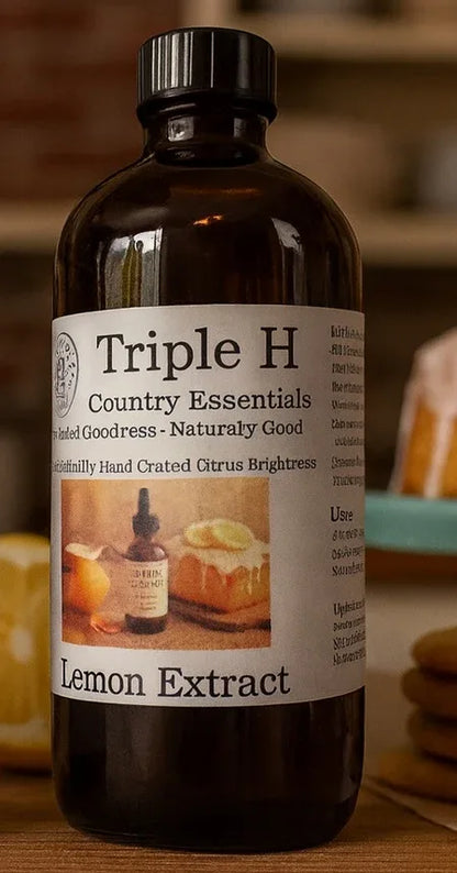 Lemon Extract - Triple H Homestead & Triple H Country Store -- 100 ml