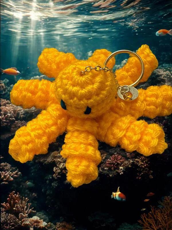 Flori the Octopus - Keychain - Triple H Homestead & Triple H Country Store -- choose your color