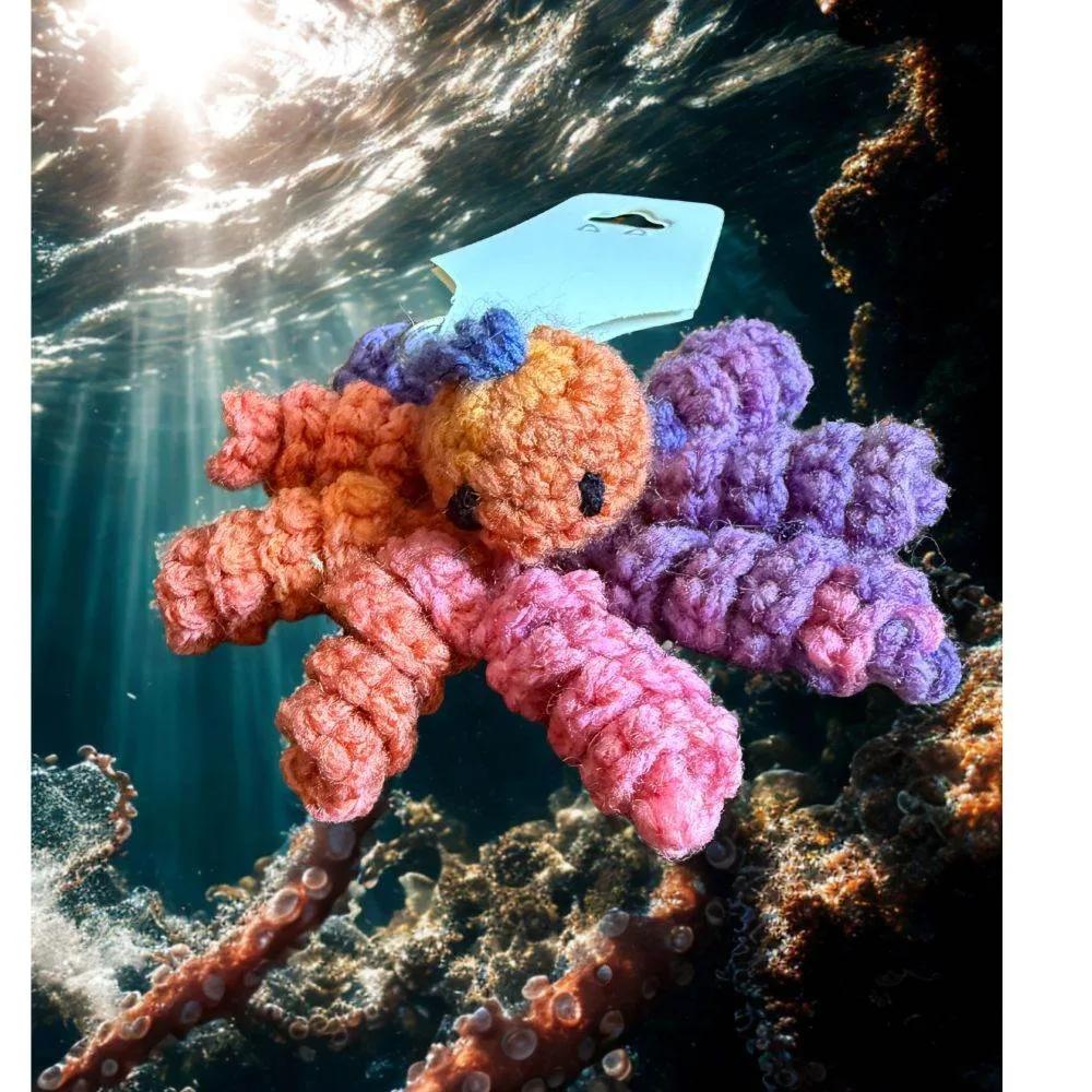 Flori the Octopus - Keychain - Triple H Homestead & Triple H Country Store -- choose your color