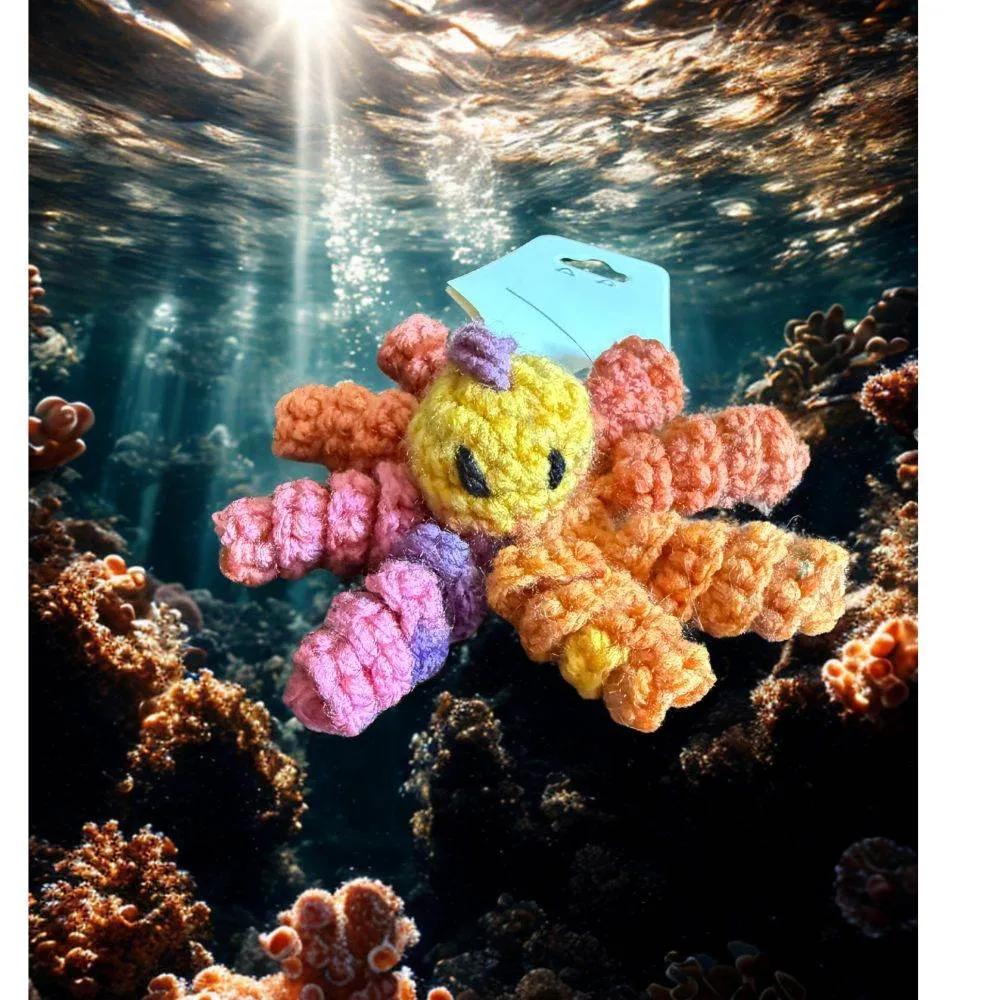 Flori the Octopus - Keychain - Triple H Homestead & Triple H Country Store -- choose your color