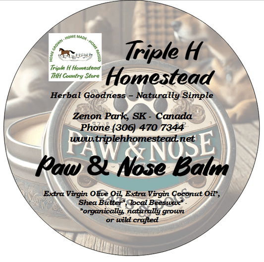 Paw & Nose Salve - Triple H Homestead & THH Country Store -- 
